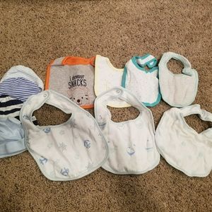 Baby bibs and hats